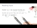 Reading Input - Intro to Java Programming