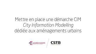 Aménagements urbains en 3D BIM-CIM