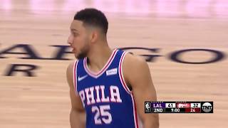 76ers' Rookie Ben Simmons Records Third Career Triple-Double in Loss to Lakers
