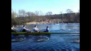 ASRA v AUBC Boat Race warm-up race 2013