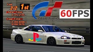 Gran Turismo 2 PS1 / PSX @ real 60fps gameplay 1440p HD (GT2, PGXP emu)