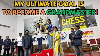 Immediate goal WIM, Ultimate Goal GM! | National Schools Girls U-13 Champion - Deekshita Modipalli