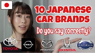 How Japanese Pronounce Japanese Car Brands // Nissan, Datsun, Toyota, etc.