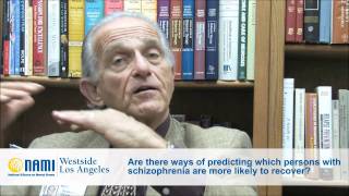 Are there ways of predicting which persons with schizophrenia are more likely to recover?