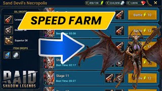 Did I Break it?  Speed Farm Sand Devil!  Raid: Shadow Legends