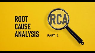 CII TRAINING PROGRAM ON ROOT CAUSE ANALYSIS- PART 1