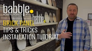 babble acoustics dimensional brick nesting panel system - Tutorial Installation Video