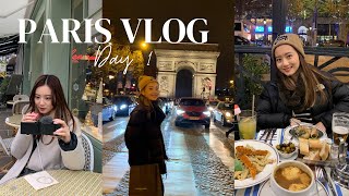 【VLOG 】初めてのパリ旅行🇫🇷  Winter in Paris Day 1アウトレット、フレンチ、お散歩