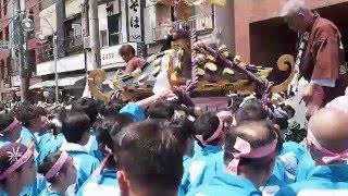 浅草　三社祭　一之宮　本社神輿渡御　西浅草一町会　２０１６．５．１５　Asakusa Sanja Matsuri Tokyo Japan