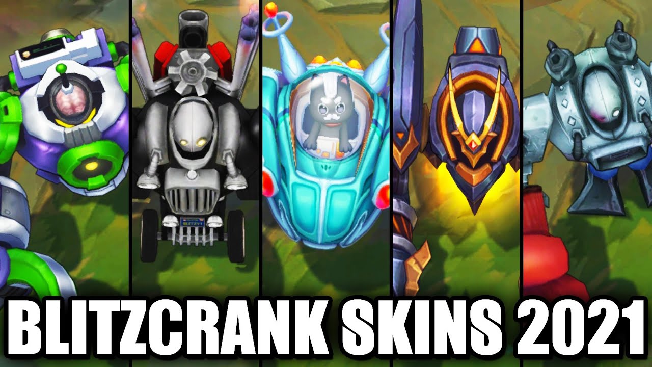 All Blitzcrank Skins Spotlight (League Of Legends) - YouTube