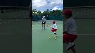 EASY Tennis Exercise for Weight Transfer