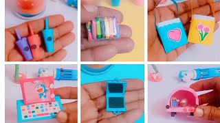 Miniature BARBIE doll things/miniature paper crafts/BARBIE crafts/BARBIE doll hacks