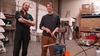 Forging in the Knifewear Warehouse! | Forging demo with Q&A