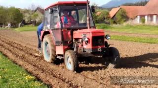 Zetor 5611 sadba zemiakov