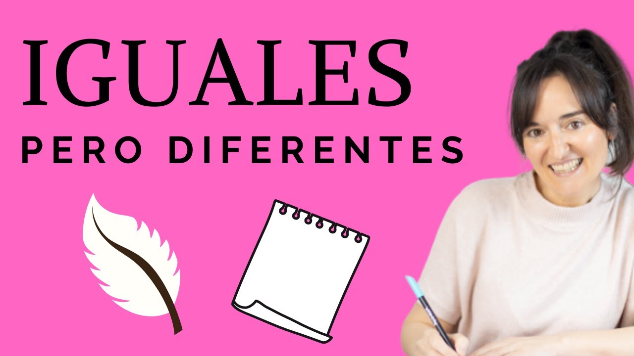 ️ Palabras Que Se Escriben Igual, Pero Tienen Significados Diferentes ...