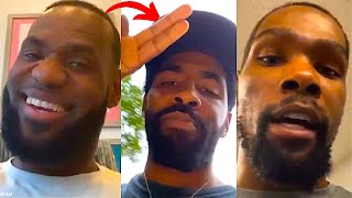 NBA PLAYERS REACT TO KYRIE IRVING TRADE REQUEST FROM BROOKLYN NETS | KYRIE TRADE REACTION