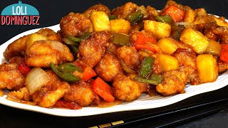 Sweet and Sour Chicken, a Very Easy Original Recipe - A Chinese Food Recipe - Loli Dominguez - Re...
