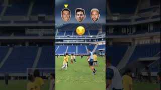 Ronaldo VS Messi VS Neymar | Playing With Kids 😍