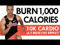 BURN 1000 CALORIES With This 80 MIN Non-Stop 10K Running Workout at Home