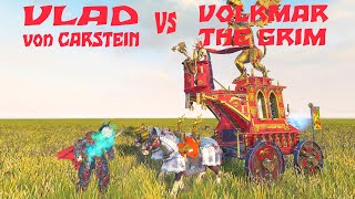 Volkmar the Grim VS Vlad von Carstein. Total War Warhammer 2