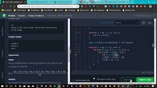[HackerRank] 10 Days of Statistic : Mean, Median and Mode.