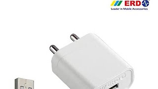 www.ymckart.com - ERD TC-50 Mobile Charger  (White, Cable Included) Combo Pack