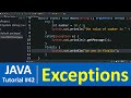Java Tutorial #42 - Java Exceptions and Exception Handling with Examples