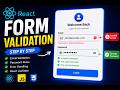 React Form Validation Tutorial (Email & Password Validation)