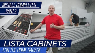 Lista Cabinets Home Garage Initial Thoughts - Day 2 Install Complete