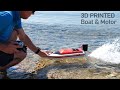 Making RC Boat for 3D Printed Outboard Motor. DIY RC 3D Printed BOAT