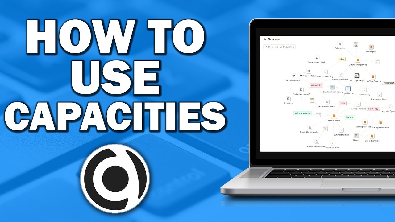 How To Use Capacities Step By Step Tutorial Youtube