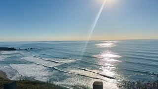 Driving north on highway 1 up to Ragged Point with Monica