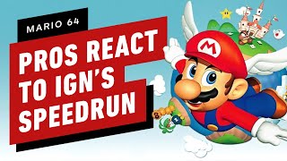 Pro Mario 64 Speedrunners React to OUR Speedrun