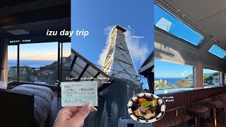 day trip to izu 🌊 | luxury train ride, onsen resort, course meal, sunrise \u0026 sunset