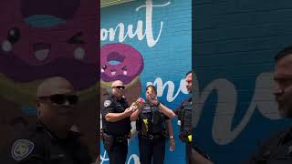 Happy National Donut Day! 🍩Deputies responding to a sweet emergency. 🚔 #police #cops #funny #donuts