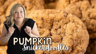 Pumpkin Snickerdoodles Cookies