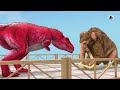 epic giga t rex deathrun the toughest of all animals vs dinosaurs fight animal revolt battle simulat