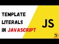 14 Template Literals - JavaScript Tutorial in Pashto - Dot Code