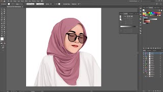 SPEED ART VEKTOR FACE | ADOBE ILLUSTRATOR