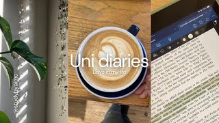 Uni Diaries| Days in my life as a Law Student| Lectures, Cafes studying, Plantlet shop, etc.