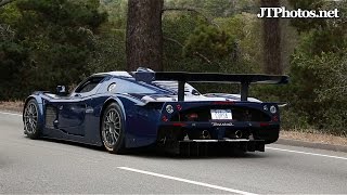 Maserati MC12 Corsa driving on public road