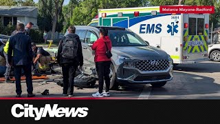 Motorcyclist dead after collision on 118 Ave and 139 Street in Edmonton