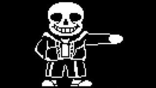 Undertale Hard Mode Sans fight by FDY rebalanced first attack no hit