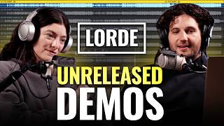Lorde & Jim-E Stack Unpack Demos for "Favourite Daughter"