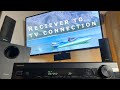 How to Connect TV to Receiver ( With and Without HDMI and RCA ) Onkyo Receiver Install