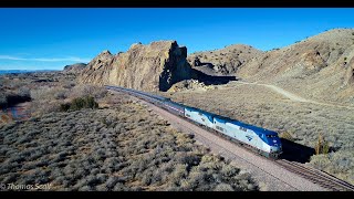 Amtrak 4, the EB Southwest Chief at Los Cerrillos, New Mexico