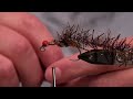 bushy stonefly for trout bass and carp fly tying tutorial