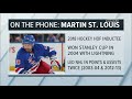 martin st. louis reflects on being elected to hockey hall of fame new york rangers msg networks