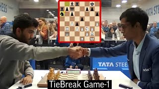 Gukesh D vs Praggnanandhaa R | Tata Steel Chess 2025 | TB G-1