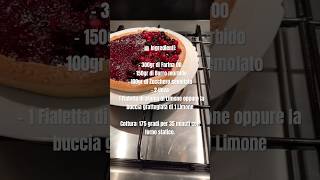 Crostata di pasta frolla con marmellata di frutti di bosco #crostata #pastafrolla #fruttidibosco